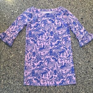 Lilly Pulitzer Blue and Pink Dress
